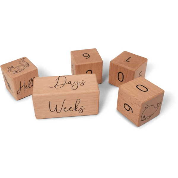 Filibabba Houten Leeftijdsblokken 5 Filibabba Houten Leeftijdsblokken - Afbeelding 3