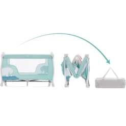 Fillikid Aluminium Reisbedje Milaan Polar Bear Mint -Roba || Alvi || Pinolino Winkel fillikid aluminium reisbedje milaan polar bear mint a377034 2