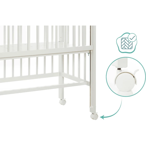 Fillikid Co-sleeper Cocon Wit 40x90cm 6 Fillikid Co-sleeper Cocon Wit 40x90cm - Afbeelding 4