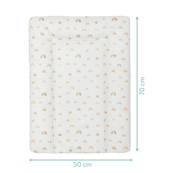Fillikid Luiermat Softy Rainbow Beige 53x70 Cm 7 Fillikid Luiermat Softy Rainbow Beige 53x70 Cm - Afbeelding 5