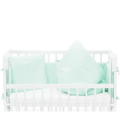 Fillikid Luxe Bedset Voor Bed Nino Mint Driehoek