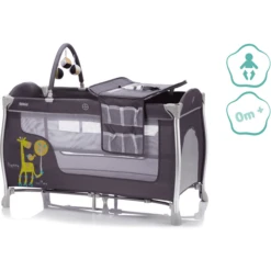 Fillikid Reisbed ALU Supreme Happy Roller Giraffe Grey -Roba || Alvi || Pinolino Winkel fillikid reisbed alu supreme happy roller giraffe grey a268820 1