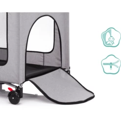 Fillikid Reisbed Standaard Melange Grijs -Roba || Alvi || Pinolino Winkel fillikid reisbed standaard melange grijs a291214 4