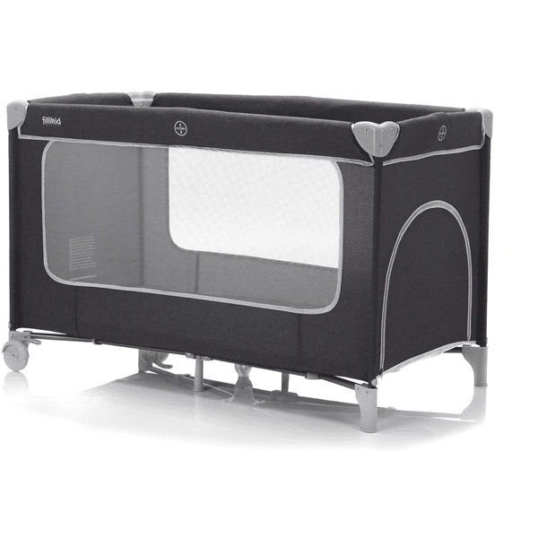 Fillikid Reisbedje Met Comfortmatras Donkergrijs Melange 3 Fillikid Reisbedje Met Comfortmatras Donkergrijs Melange