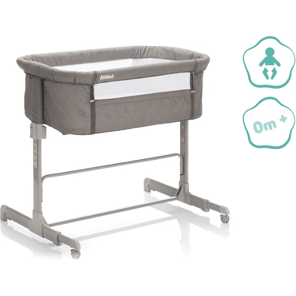 Fillikid Zijbed Grijs 4 Fillikid Zijbed Grijs - Afbeelding 2