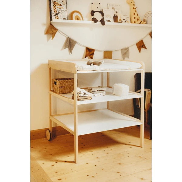 Geuther Commode Clara XL Natuur Wit 4 Geuther Commode Clara XL Natuur Wit - Afbeelding 2