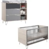 Geuther Set Bed En Commode Marit Antraciet -Roba || Alvi || Pinolino Winkel geuther set bed en commode marit antraciet a267504