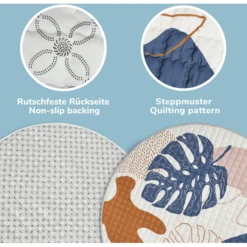 Hakuna Matte Gewatteerde Peuterdeken - Boho Leaves 10 Hakuna Matte Gewatteerde Peuterdeken - Boho Leaves -Roba || Alvi || Pinolino Winkel hakuna matte gewatteerde peuterdeken boho leaves a414988 4