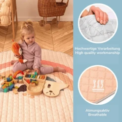 Hakuna Matte Gewatteerde Peuterdeken - Boho Regenboog 10 Hakuna Matte Gewatteerde Peuterdeken - Boho Regenboog -Roba || Alvi || Pinolino Winkel hakuna matte gewatteerde peuterdeken boho regenboog a348218 3