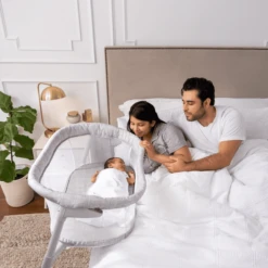 HALO® BassiNest® Co-sleeper FLEX Sleeper Heather Weave -Roba || Alvi || Pinolino Winkel halo bassinest co sleeper flex sleeper heather weave a410082 4
