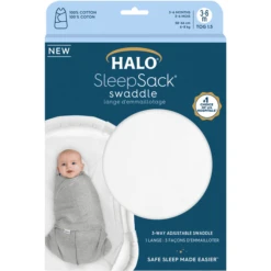 HALO® SleepSack® Wrap-around Slaapzak Wit -Roba || Alvi || Pinolino Winkel halo sleepsack wrap around slaapzak wit a326286 2