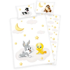 HERDING Baby Looney Tunes Beddengoed 100 X 135 Cm -Roba || Alvi || Pinolino Winkel herding baby looney tunes beddengoed 100 x 135 cm a360532 2
