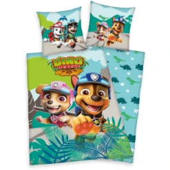 Herding Beddengoed Paw Patrol Dino Rescue 135 X 200 Cm -Roba || Alvi || Pinolino Winkel herding beddengoed paw patrol dino rescue 135 x 200 cm a384721 4