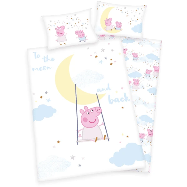 HERDING Beddengoed Peppa Pig GOTS 100x135 Cm 6 HERDING Beddengoed Peppa Pig GOTS 100x135 Cm - Afbeelding 4