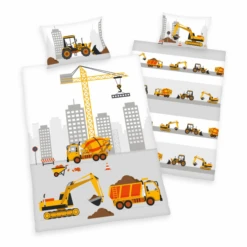 HERDING Flanellen Beddengoed Bouwplaats 100 X 135 Cm 8 HERDING Flanellen Beddengoed Bouwplaats 100 X 135 Cm -Roba || Alvi || Pinolino Winkel herding flanellen beddengoed bouwplaats 100 x 135 cm a297018 2