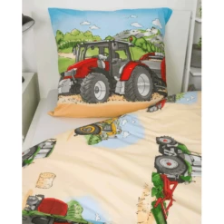 HERDING Flanellen Beddengoed Tractor 135 X 200 Cm -Roba || Alvi || Pinolino Winkel herding flanellen beddengoed tractor 135 x 200 cm a388599 2