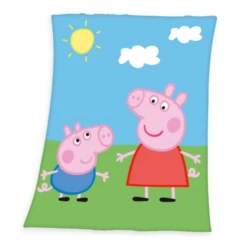HERDING Vliesdeken Peppa Pig 130x160cm -Roba || Alvi || Pinolino Winkel herding vliesdeken peppa pig 130x160cm a290637 2