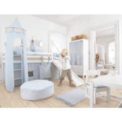 Hoppekids Bedzak Met Linten Sprookjesachtig K Night -Roba || Alvi || Pinolino Winkel hoppekids bedzak met linten sprookjesachtig k night a306580 2