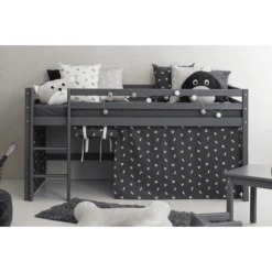 Hoppekids Halfhoogslaper Basic Gerookt Pearl 90 X 200 Cm -Roba || Alvi || Pinolino Winkel hoppekids halfhoogslaper basic gerookt pearl 90 x 200 cm a305421 4