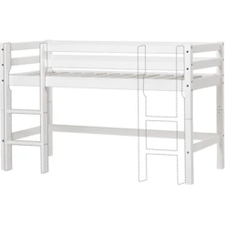 Hoppekids Halfhoogslaper Basic Wit 70 X 160 Cm -Roba || Alvi || Pinolino Winkel hoppekids halfhoogslaper basic wit 70 x 160 cm a304941 4