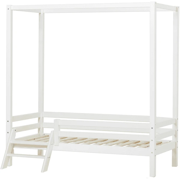 Hoppekids Hemelbed Basic Wit 70 X 160 Cm Met Ladder 3 Hoppekids Hemelbed Basic Wit 70 X 160 Cm Met Ladder