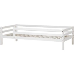Hoppekids Junior Bed Basic Wit 90 X 200 Cm Met Bescherming Tegen Uitval