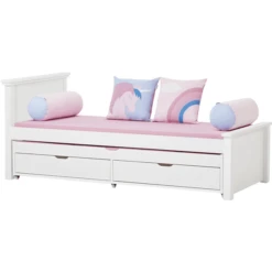 Hoppekids Maja Deluxe Slaapbank 90 X 200 Cm Witte Lattenbodem 1 Hoog En 1 Laag Bedeinde 11 Hoppekids Maja Deluxe Slaapbank 90 X 200 Cm Witte Lattenbodem 1 Hoog En 1 Laag Bedeinde -Roba || Alvi || Pinolino Winkel hoppekids maja deluxe slaapbank 90 x 200 cm witte lattenbodem 1 hoog en 1 laag bedeinde a305061 4