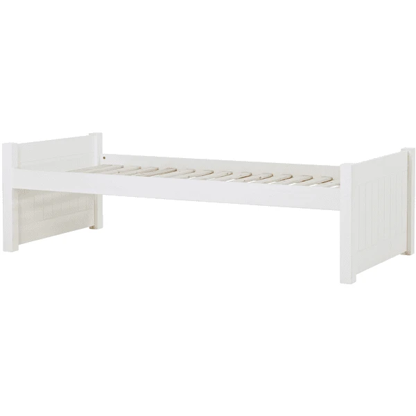 Hoppekids Noah Deluxe Slaapbank 90 X 200 Cm Lattenbodem Wit 2 Midden Bed Uiteinden 3 Hoppekids Noah Deluxe Slaapbank 90 X 200 Cm Lattenbodem Wit 2 Midden Bed Uiteinden