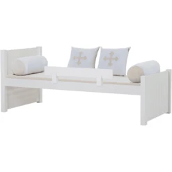 Hoppekids Noah Deluxe Slaapbank 90 X 200 Cm Witte Lattenbodem 1 Hoog En 1 Medium Bedeinde -Roba || Alvi || Pinolino Winkel hoppekids noah deluxe slaapbank 90 x 200 cm witte lattenbodem 1 hoog en 1 medium bedeinde a305058 4