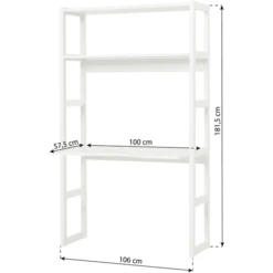Hoppekids Plankenkast Met Bureau 100 Cm -Roba || Alvi || Pinolino Winkel hoppekids plankenkast met bureau 100 cm a305464 1