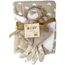 HÜTTE & CO Babydeken Met Knuffeldoek Leeuw 75 X 100 Cm -Roba || Alvi || Pinolino Winkel huette amp co babydeken met knuffeldoek leeuw 75 x 100 cm a298953 2