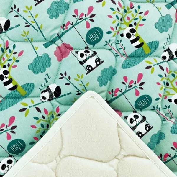 IDEENREICH Kruipende Deken Kruipende Droom Panda Turquoise 5 IDEENREICH Kruipende Deken Kruipende Droom Panda Turquoise - Afbeelding 3