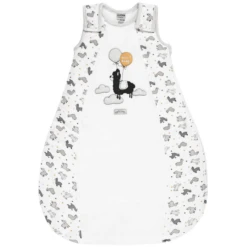 JACKY Lama Slaapzak Ongevoerd Offwhite Allover Print Mouwloos