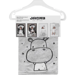 JACKY Multifunctionele Voetenzak HIPPO Lichtgrijs Gemêleerd Patroon -Roba || Alvi || Pinolino Winkel jacky multifunctionele voetenzak hippo lichtgrijs gemeleerd patroon a305827 3