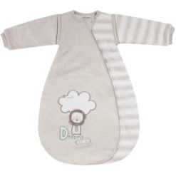 JACKY Slaapzak 60g Gewatteerd Afneembare Mouwen LITTLE LION Beige-long/ring