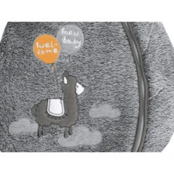 Jacky Slaapzak Grijs Oranje Lama -Roba || Alvi || Pinolino Winkel jacky slaapzak grijs oranje lama a381989 2