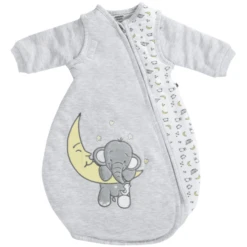 Jacky Slaapzak Lichtgrijs Gemêleerd Allover Bedrukt