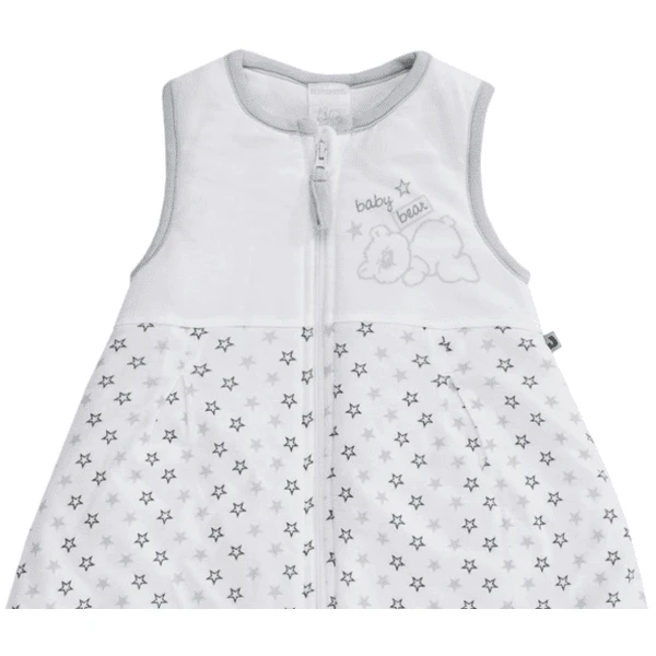 JACKY Slaapzak TENCEL Wit/grijs 6 JACKY Slaapzak TENCEL Wit/grijs - Afbeelding 4