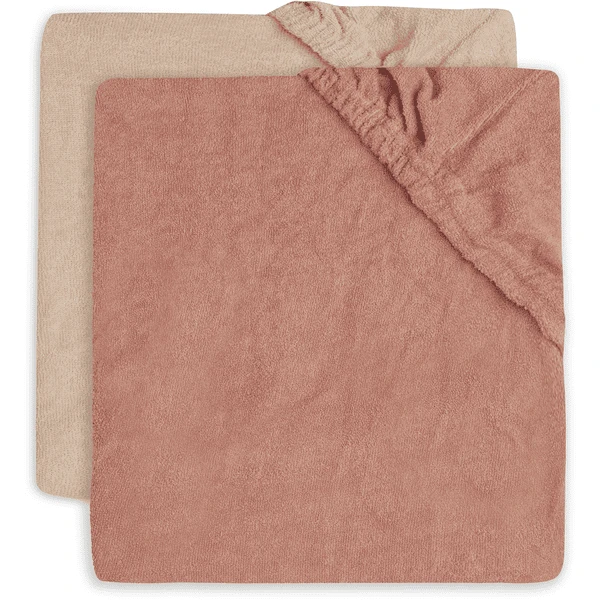 Jollein 2-pack Aankleedkussenhoes 50x70cm Badstof - Rozenhout 3 Jollein 2-pack Aankleedkussenhoes 50x70cm Badstof - Rozenhout