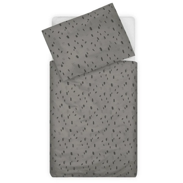 Jollein Bedlinnen Vlekstorm Grijs 100 X 140 Cm 3 Jollein Bedlinnen Vlekstorm Grijs 100 X 140 Cm