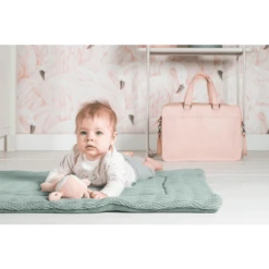 Jollein Boxkleed River Knit Ash Green 80x100 Cm -Roba || Alvi || Pinolino Winkel jollein boxkleed river knit ash green 80x100 cm a282965 2