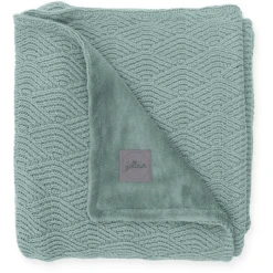 Jollein Deken River Knit Ash Green Coral Fleece 100 X 150 Cm -Roba || Alvi || Pinolino Winkel jollein deken river knit ash green coral fleece 100 x 150 cm a282953 3