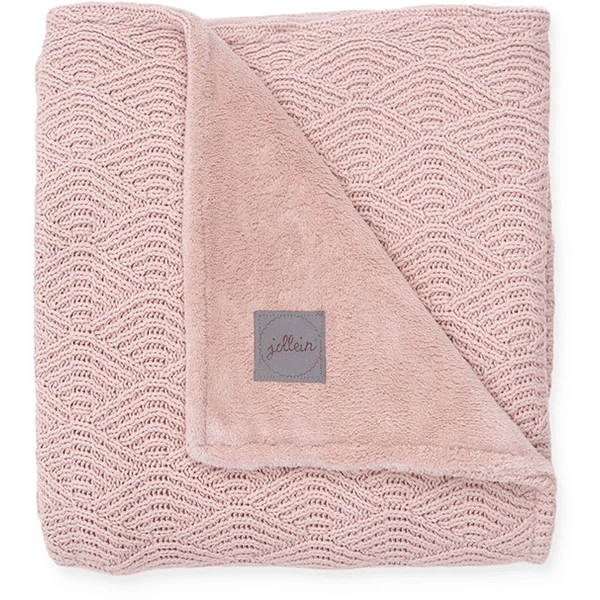 Jollein Deken River Knit Pale Pink Coral Fleece 100 X 150 Cm 3 Jollein Deken River Knit Pale Pink Coral Fleece 100 X 150 Cm