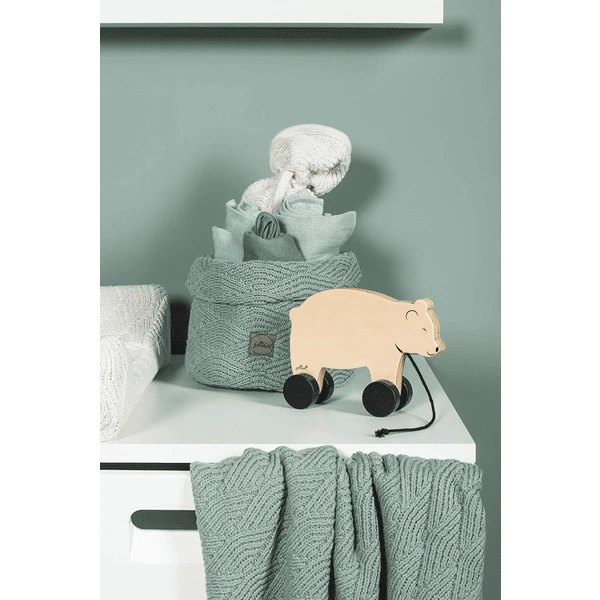 Jollein Gebreide Deken River Gebreide As Green 100 X 150 Cm 5 Jollein Gebreide Deken River Gebreide As Green 100 X 150 Cm - Afbeelding 3