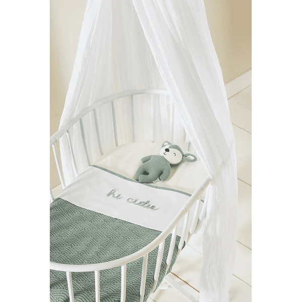 Jollein Gebreide Deken River Gebreide As Green 100 X 150 Cm 6 Jollein Gebreide Deken River Gebreide As Green 100 X 150 Cm - Afbeelding 4