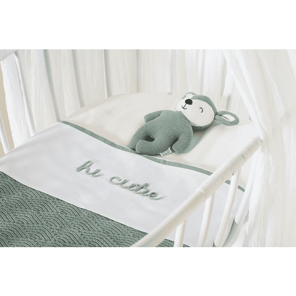 Jollein Gebreide Deken River Gebreide As Green 100 X 150 Cm 7 Jollein Gebreide Deken River Gebreide As Green 100 X 150 Cm - Afbeelding 5