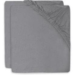 Jollein Hoeslaken Cradle Jersey 40/50x80/90cm Pack Of 2 Storm Grey -Roba || Alvi || Pinolino Winkel jollein hoeslaken cradle jersey 40 50x80 90cm pack of 2 storm grey a383758 3