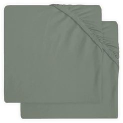 Jollein Jersey Hoeslaken 2-pak As Green 60x120 Cm -Roba || Alvi || Pinolino Winkel jollein jersey hoeslaken 2 pak as green 60x120 cm a299887 1