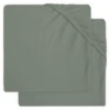 Jollein Jersey Hoeslaken 2-pak As Green 60x120 Cm -Roba || Alvi || Pinolino Winkel jollein jersey hoeslaken 2 pak as green 60x120 cm a299887