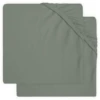 Jollein Jersey Hoeslaken 2-pak As Green 75x95 Cm -Roba || Alvi || Pinolino Winkel jollein jersey hoeslaken 2 pak as green 75x95 cm a299891